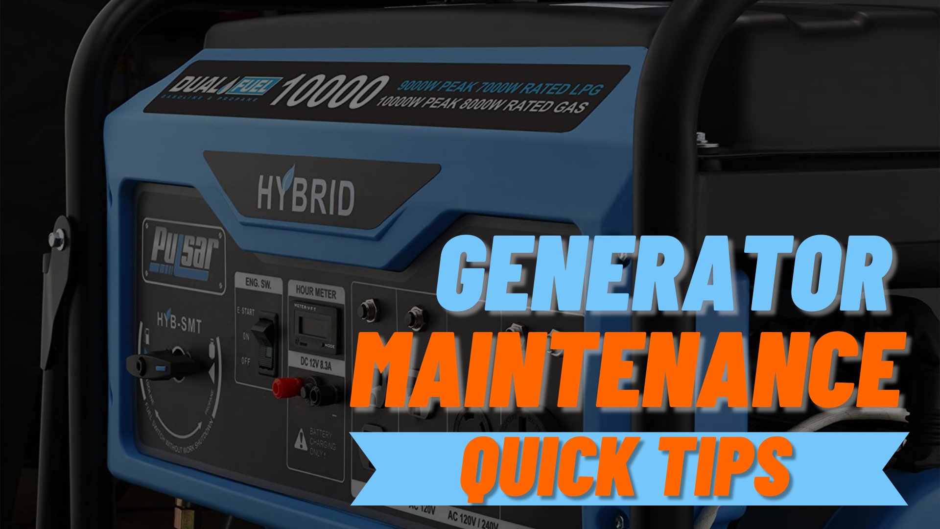 Quick Tips For Generator Maintenance Best Generator Reviews
